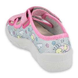 Scarpe per bambini Befado 869X154 rosa grigio 2