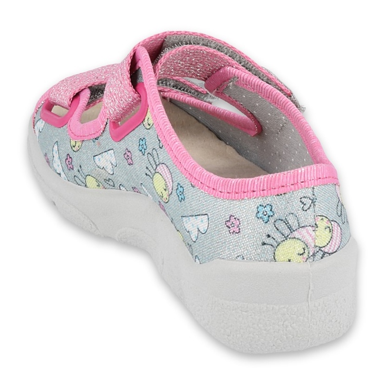 Scarpe per bambini Befado 869X154 rosa grigio 2
