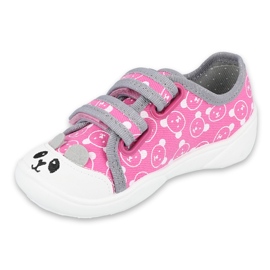 Scarpe per bambini Befado 907P131 rosa grigio 1