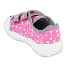 Scarpe per bambini Befado 907P131 rosa grigio 2
