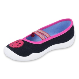 Scarpe per bambini Befado 116X292 blu navy rosa 1