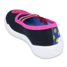 Scarpe per bambini Befado 116X292 blu navy rosa 2