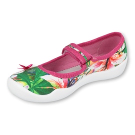 Scarpe per bambini Befado 114X431 rosa verde 1