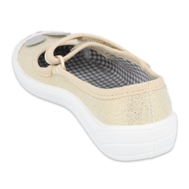 Scarpe per bambini Befado 208X047 beige d'oro 2