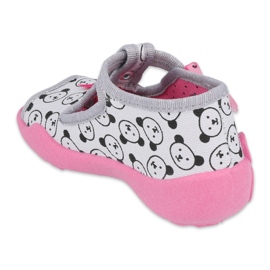 Scarpe per bambini Befado 213P129 rosa grigio 2