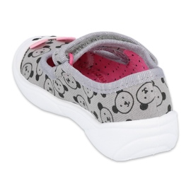 Scarpe per bambini Befado 209P032 rosa grigio 2