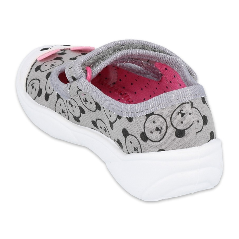 Scarpe per bambini Befado 209P032 rosa grigio 2