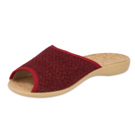 Scarpe da donna Befado pu 254D129 rosso 2