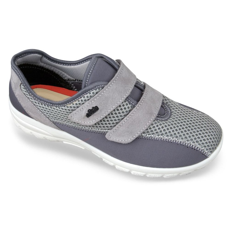 Scarpe da donna Befado 517D018 beige grigio 1