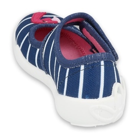 Scarpe per bambini Befado 123X067 blu navy rosa 2