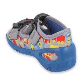 Scarpe per bambini Befado pu 065P162 blu grigio multicolore 1