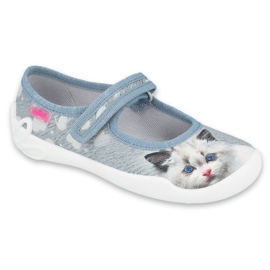 Scarpe per bambini Befado 114Y439 blu grigio multicolore 1