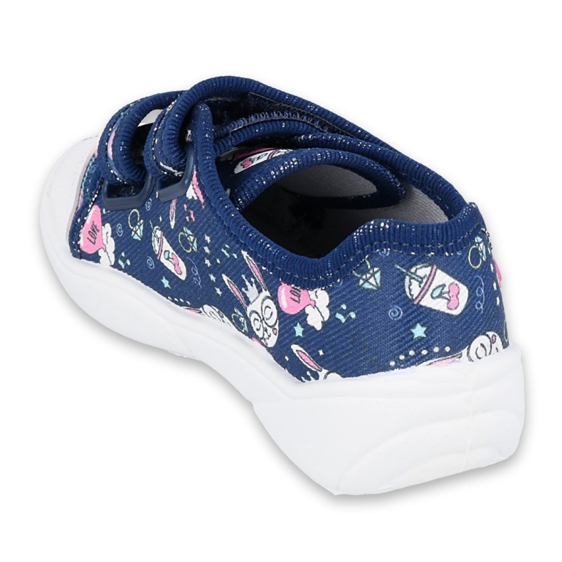 Scarpe per bambini Befado 907P127 blu navy rosa 2