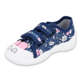 Scarpe per bambini Befado 907P127 blu navy rosa 1