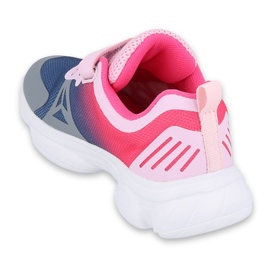 Scarpe giovanili Befado 516Q054 blu navy rosa grigio multicolore 2