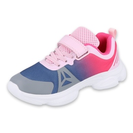 Scarpe per bambini Befado 516X054 blu navy rosa grigio multicolore 1