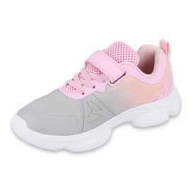 Scarpe giovanili Befado 516Q055 rosa grigio 1