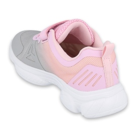 Scarpe per bambini Befado 516Y055 rosa grigio 2
