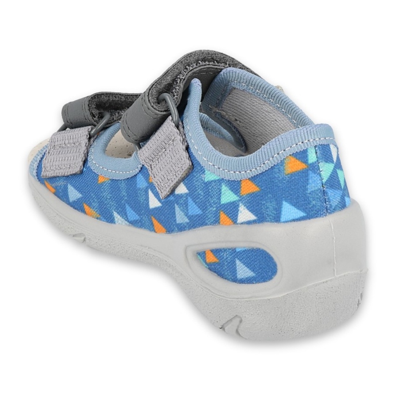 Scarpe per bambini Befado pu 065P158 blu grigio 2