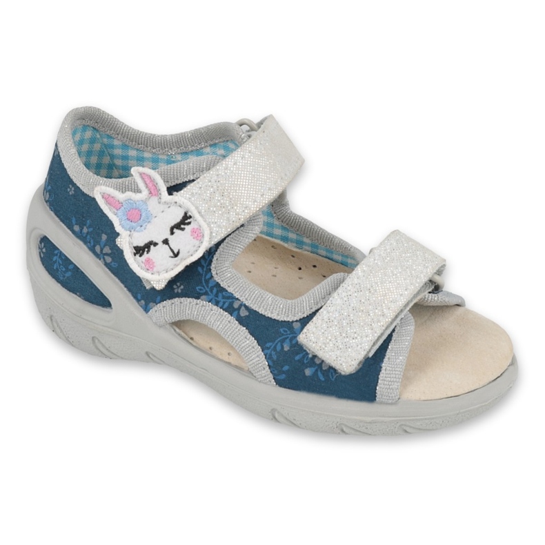 Scarpe per bambini Befado pu 065X154 blu navy grigio multicolore 1