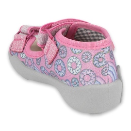 Scarpe per bambini Befado 242P106 rosa grigio 2