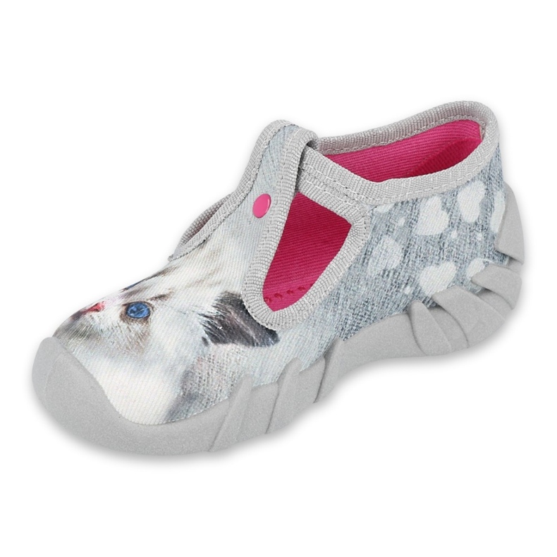 Scarpe per bambini Befado 110P416 rosa grigio 1
