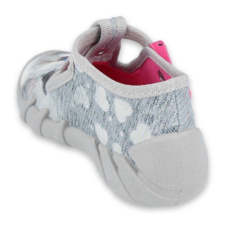 Scarpe per bambini Befado 110P416 rosa grigio 2