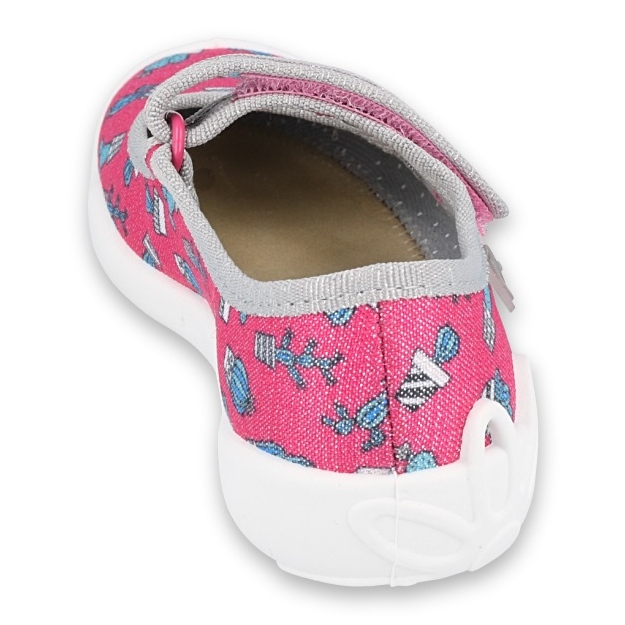 Scarpe per bambini Befado 114X436 rosa grigio 2