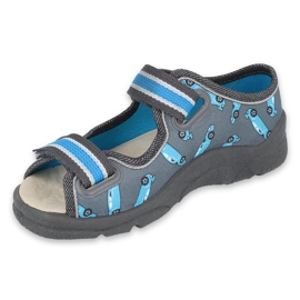 Scarpe per bambini Befado 869X148 blu grigio 1