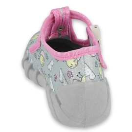 Scarpe per bambini Befado 110P412 rosa grigio 2