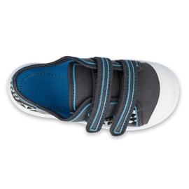 Scarpe per bambini Befado 907P113 bianco nero blu grigio 1