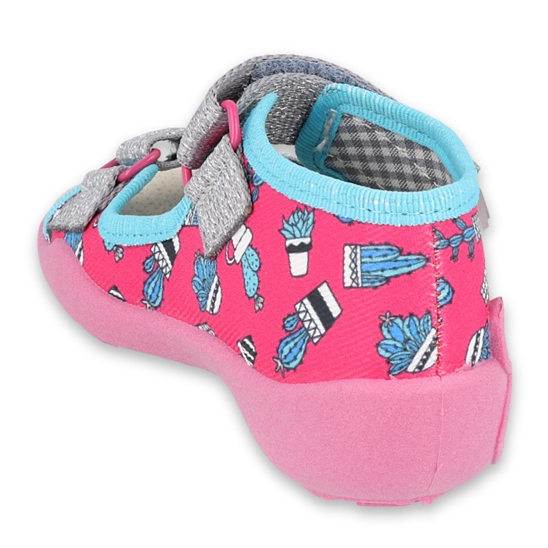 Scarpe per bambini Befado gialle 342P026 blu rosa d'argento 2
