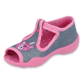 Scarpe per bambini Befado 213P125 blu navy rosa 1