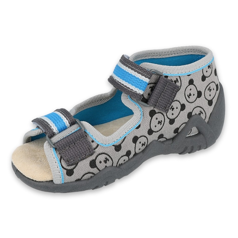 Scarpe da bambino Befado gialle 350P017 nero blu grigio 1