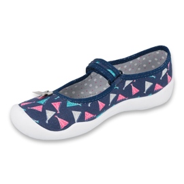 Scarpe per bambini Befado 114Y423 blu navy rosa multicolore 1
