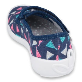 Scarpe per bambini Befado 114Y423 blu navy rosa multicolore 2