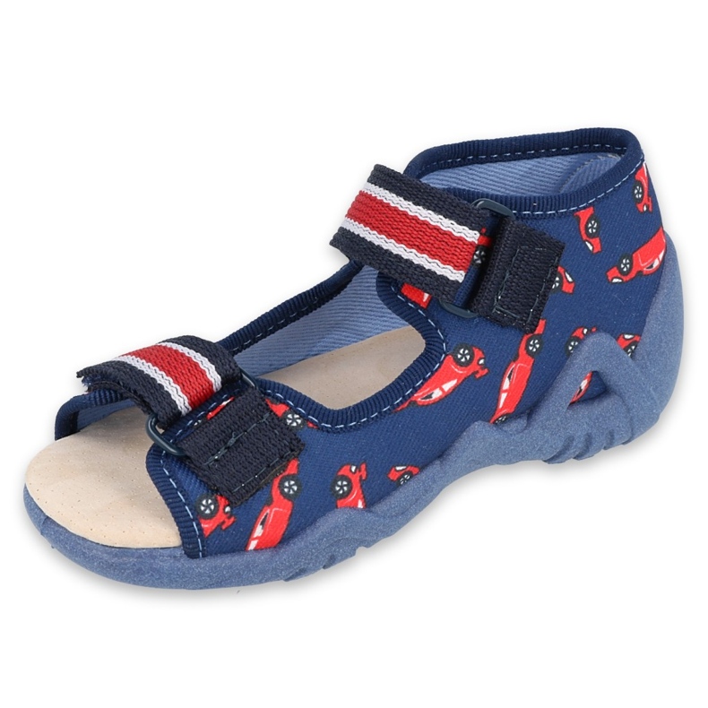 Scarpe per bambini Befado gialle 350P018 rosso blu navy 1