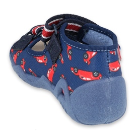 Scarpe per bambini Befado gialle 350P018 rosso blu navy 2