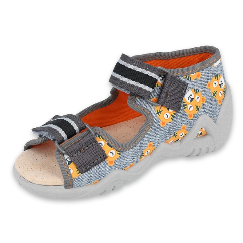 Scarpe da bambino Befado gialle 350P016 grigio multicolore giallo 1