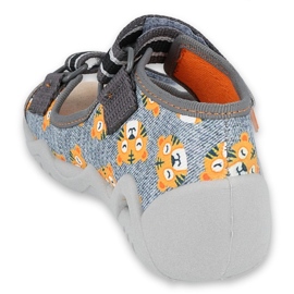 Scarpe da bambino Befado gialle 350P016 grigio multicolore giallo 2