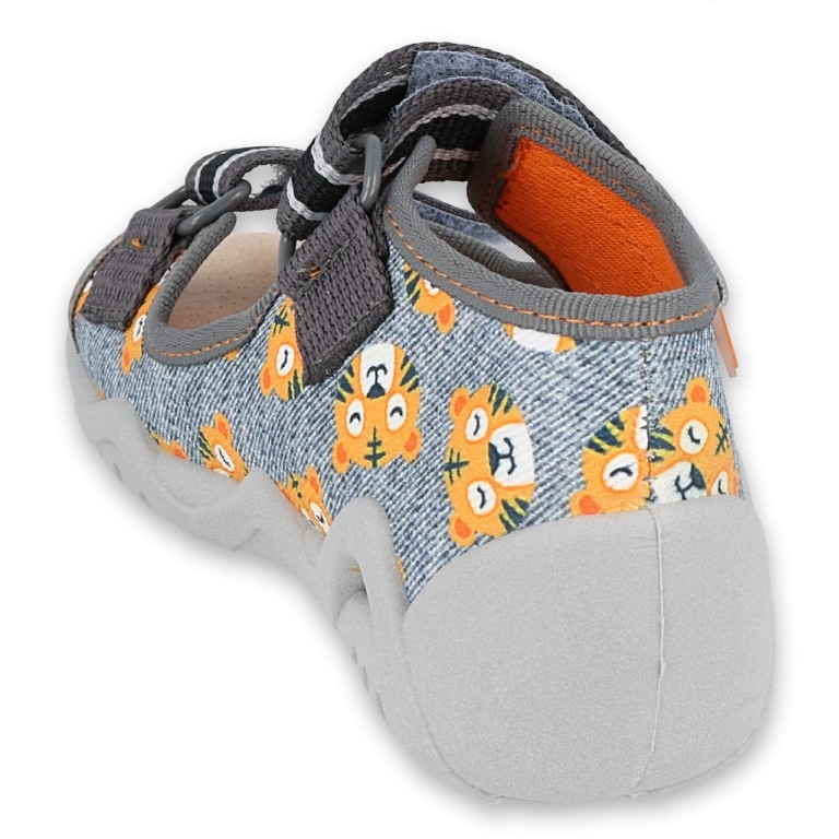 Scarpe da bambino Befado gialle 350P016 grigio multicolore giallo 2