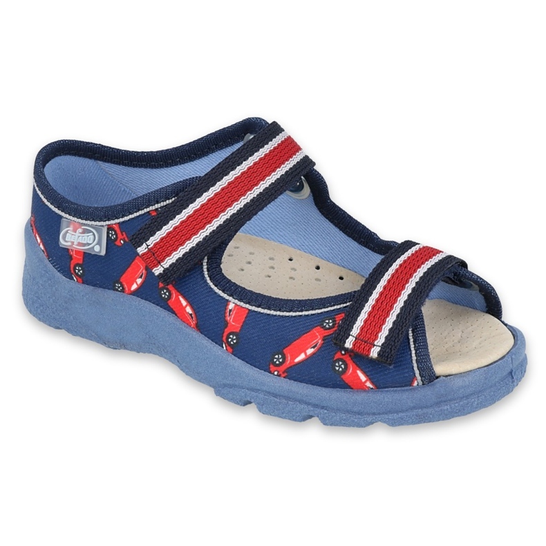 Scarpe per bambini Befado 869Y149 rosso blu navy 1