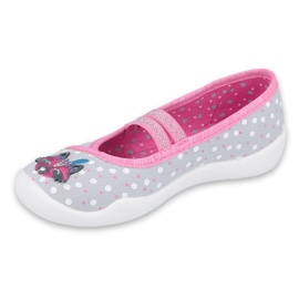 Scarpe per bambini Befado 116X285 rosa grigio 1