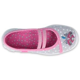Scarpe per bambini Befado 116X285 rosa grigio 2