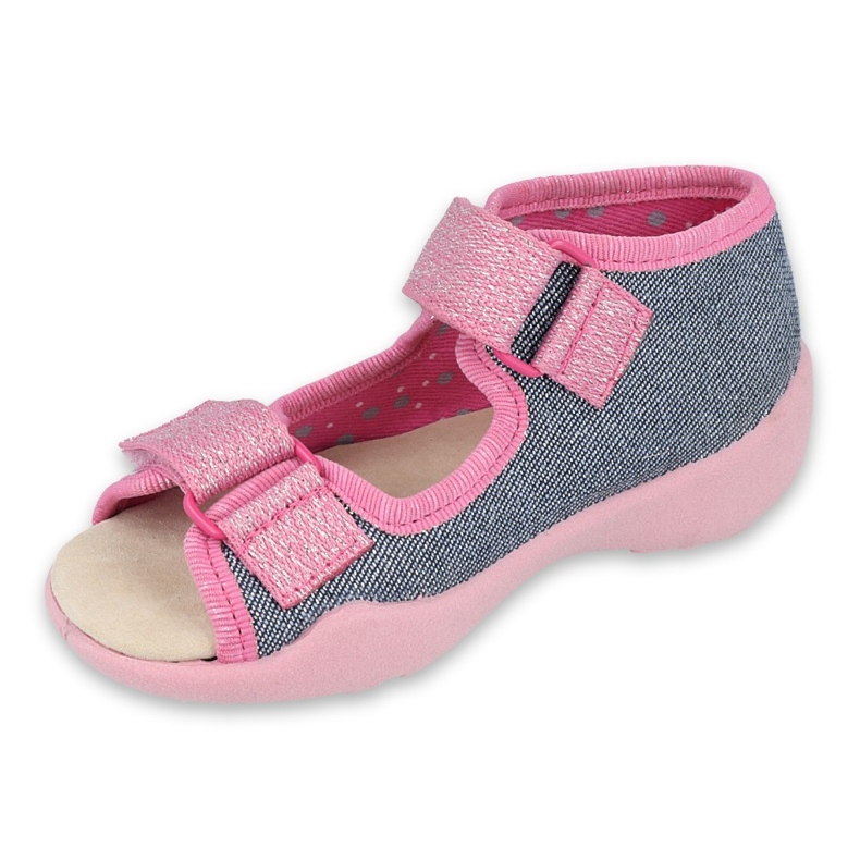 Scarpe per bambini Befado gialle 342P017 rosa 1