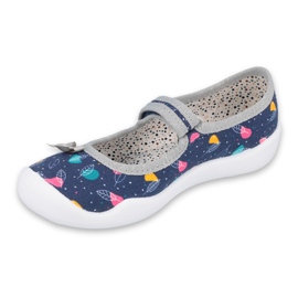 Scarpe per bambini Befado 114X429 blu navy grigio multicolore 1