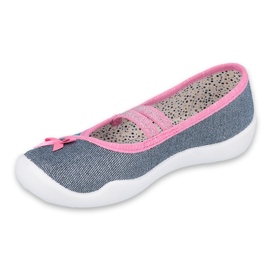 Scarpe per bambini Befado 116X286 blu navy rosa grigio multicolore 1