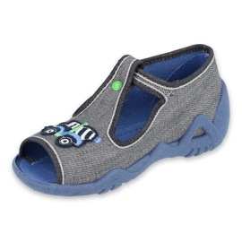 Scarpe per bambini Befado 217P109 grigio multicolore verde 1
