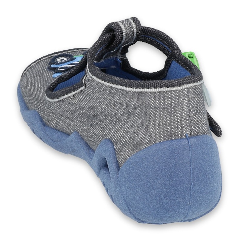 Scarpe per bambini Befado 217P109 grigio multicolore verde 2