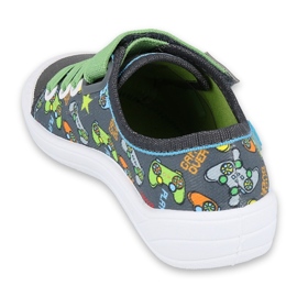 Scarpe per bambini Befado 251Y164 grigio multicolore verde 2